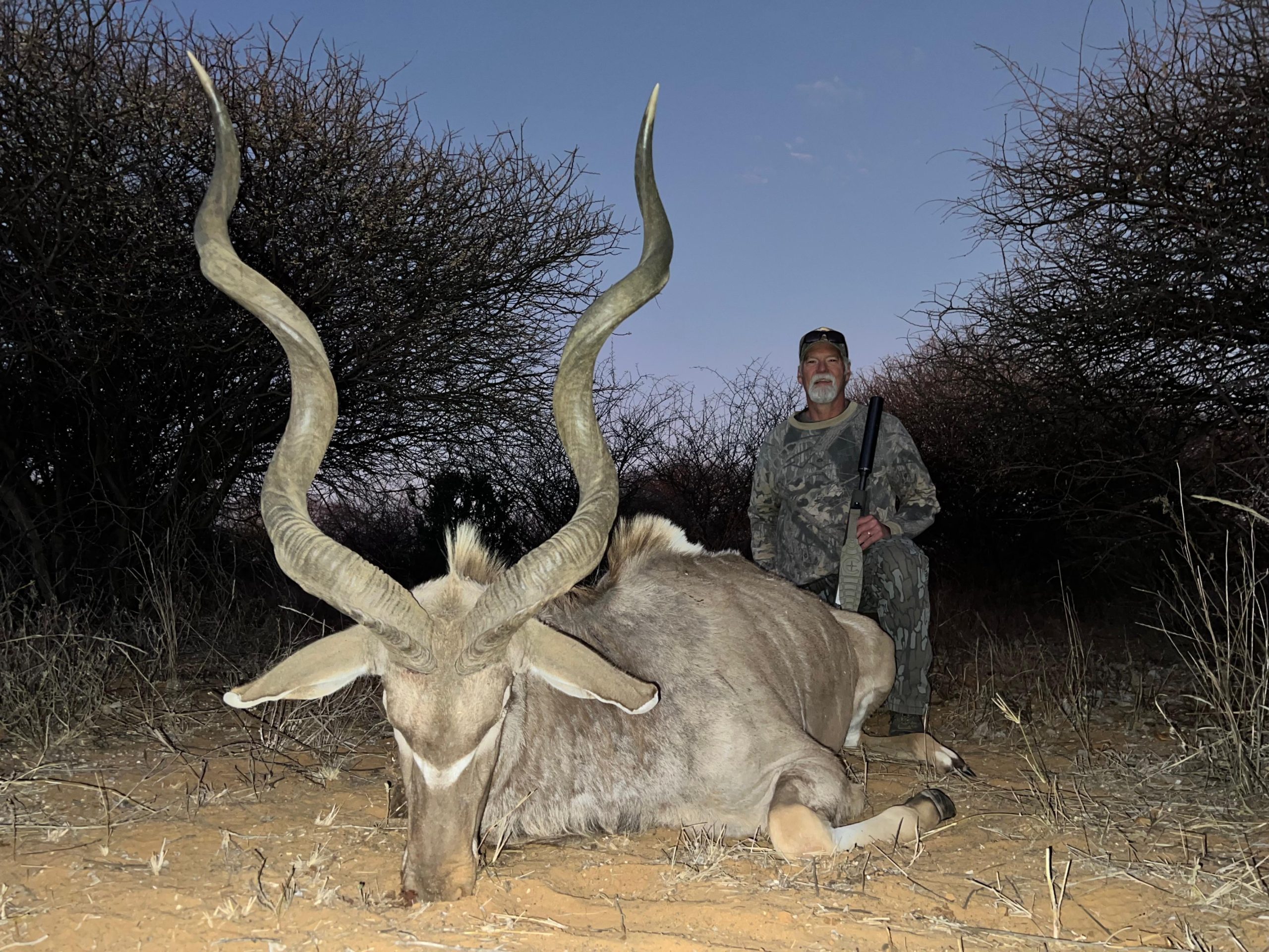 Kallie Oosthuizen photographed in the African bushveld